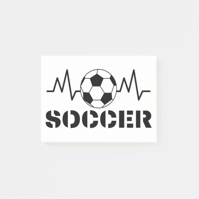 Soccer sports post-it notes (Front)
