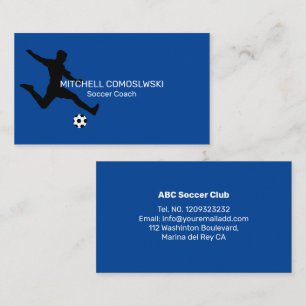 Soccer Sports Trainer Business Card