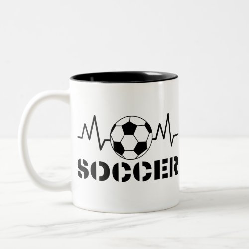 Soccer sports Two_Tone coffee mug