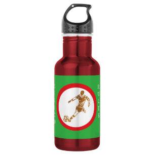 SOCCER STAINLESS STEEL WATER BOTTLE