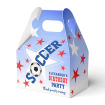 Soccer Star Birthday Party Favor Boxes