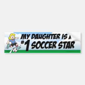 Soccer Star Bumper Sticker