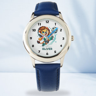 Soccer Star Cute Lion Watch