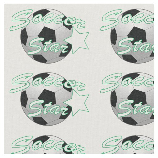 Soccer Star Fabric