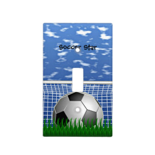 Soccer Star Light Switch Cover