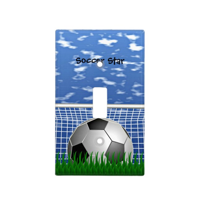Soccer Star Light Switch Cover (Front)