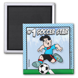 Soccer Star Magnet