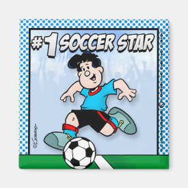 Soccer Star Magnet