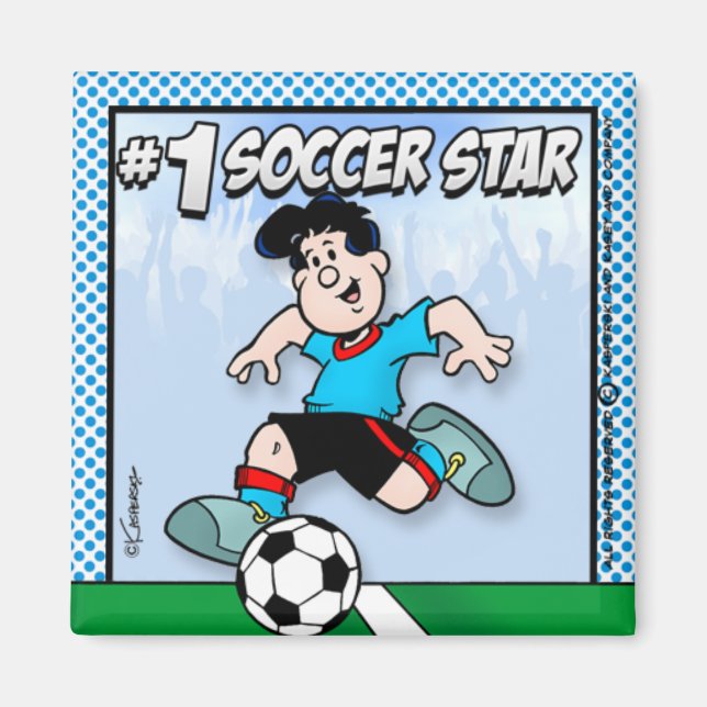 Soccer Star Magnet (Front)
