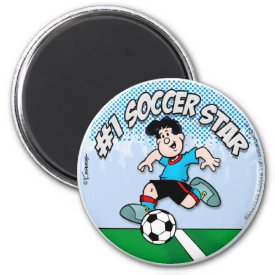 Soccer Star Magnet