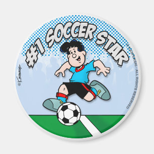 Soccer Star Magnet