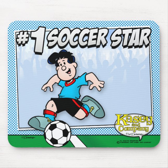 Soccer Star Mouse Pad (Front)