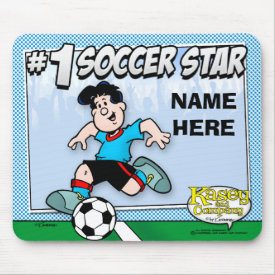 Soccer Star Mouse Pad