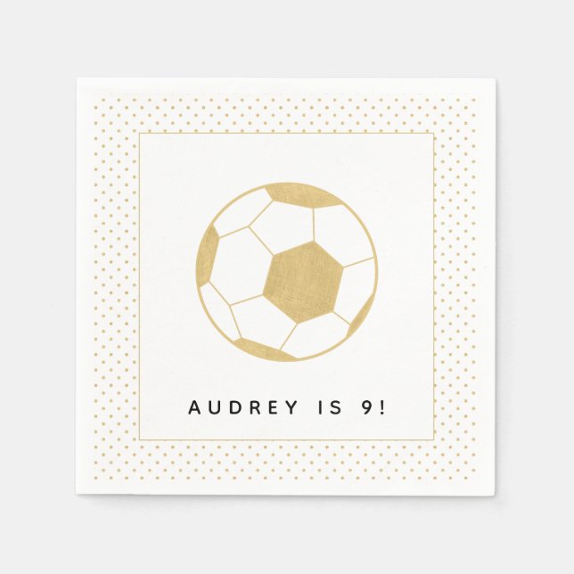 Soccer Star Napkins (Front)