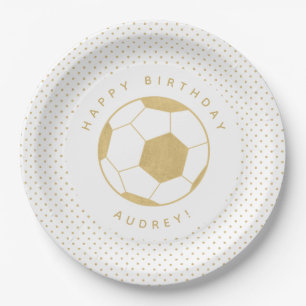 Soccer Star Paper Plates