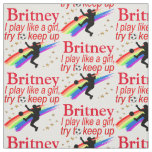 SOCCER STAR PERSONALIZED FABRIC