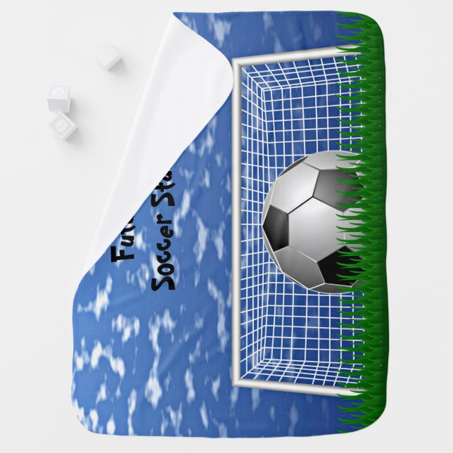 Soccer Star Receiving Blanket (In Situ)