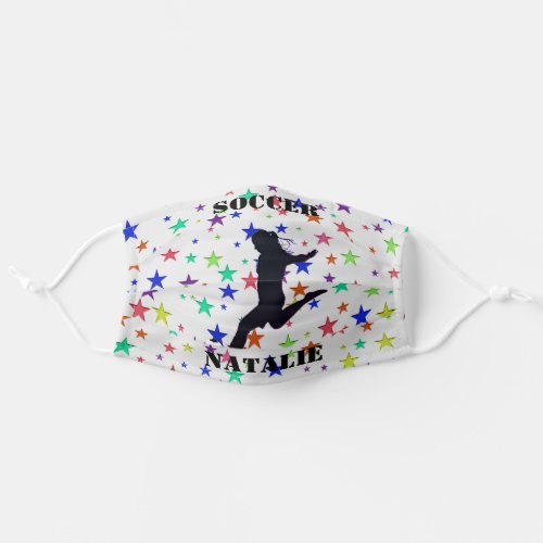 Soccer Stars Girls Face Mask