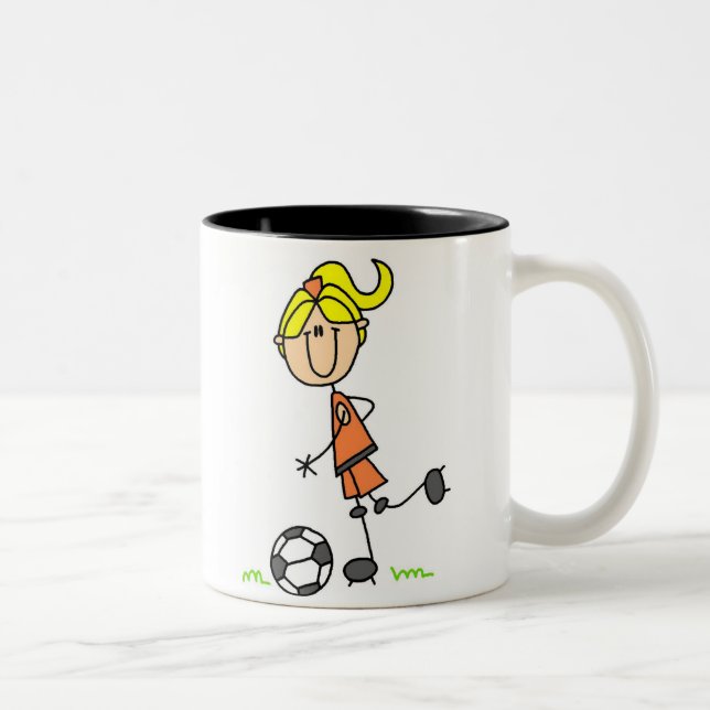 Soccer Stick Figure Mug (Right)