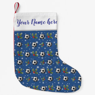 Soccer Stocking, Soccer Christmas Stocking, Coach Small Christmas Stocking