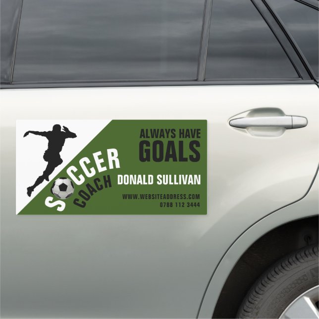 Soccer Strike, Soccer Player/Coach/Ref Car Magnet (In Situ)