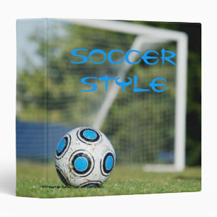 Soccer Style, Soccer Ball with Goal, Binder