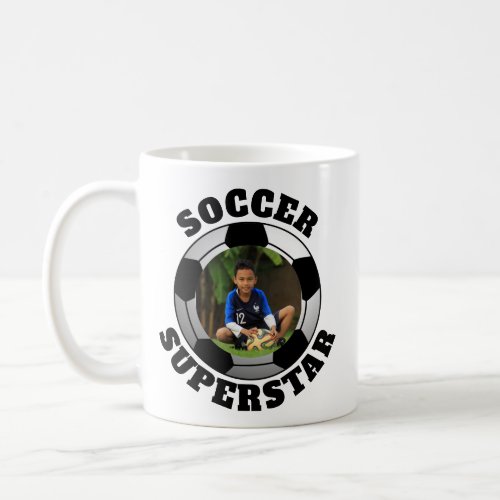 Soccer Superstar Photo Coffee Mug