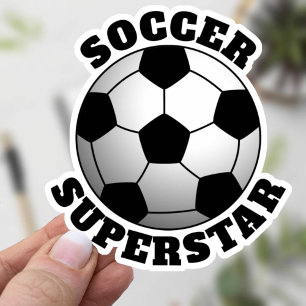 Soccer Superstar Sports Sticker