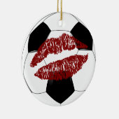 Soccer sweetheart multiple messages ornament (Right)