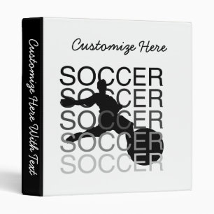 SOCCER T-shirts and Gifts Binder
