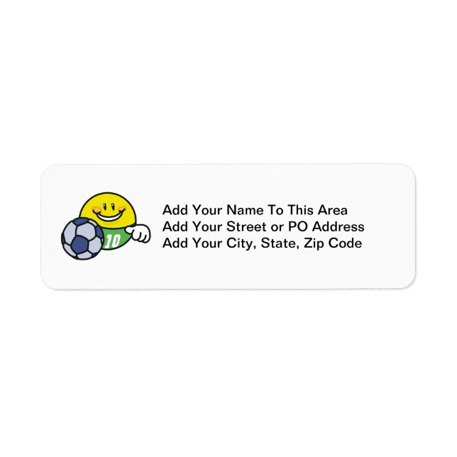 Soccer T shirts and Gifts Label (Front)
