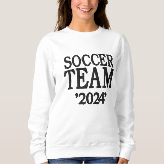 SOCCER TEAM 2024 EDITABLE EMBROIDERED SWEATSHIRT