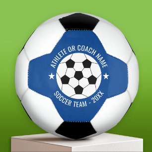 Soccer Team - Athlete Name and Year - Blue Ball