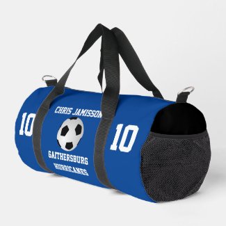 Soccer Team, Coach or Player Blue Personalized