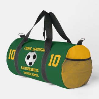 Soccer Team, Coach or Player Green Personalized