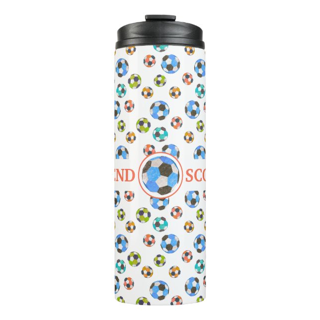 Soccer Team Gift Thermal Tumbler (Front)