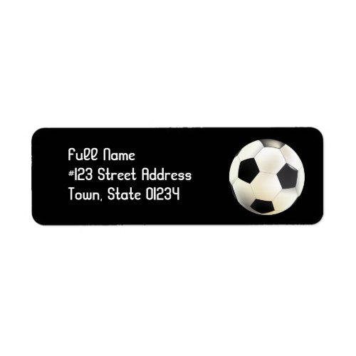 Soccer Team Mailing Labels