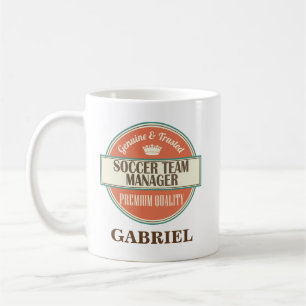 Soccer Team Manager Personalized Office Mug Gift