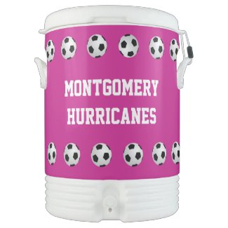 Soccer Team Name Hot Pink or Your Color Igloo