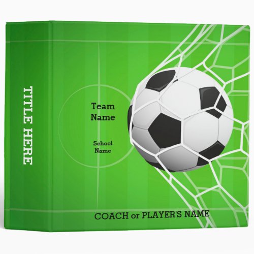 Soccer Team Name Personalized 2_Inch Binder