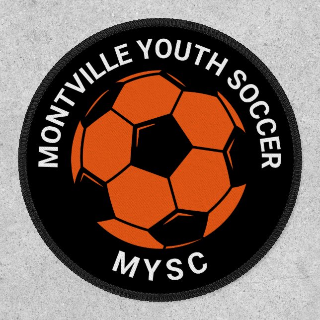 SOCCER team patch with location (Front)