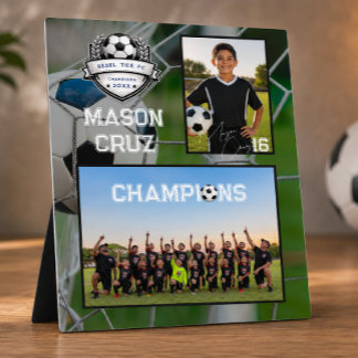 Soccer Team | Photo Memory Mate Plaque