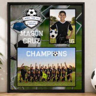Soccer Team | Photo Memory Mate Poster