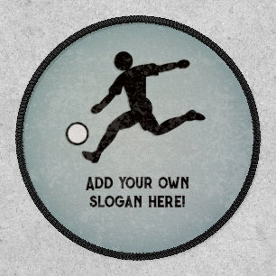 Soccer Team Player - Ball Control - Own Slogan on Patch