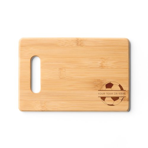 Soccer team player end of season Christmas gift  Cutting Board