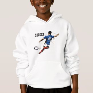 Soccer Team Player  Hoodie