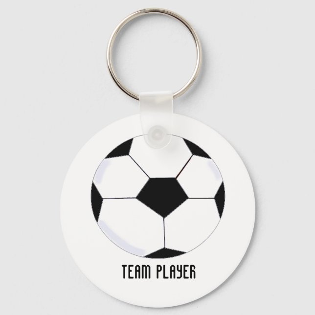 Soccer - Team Player Keychain (Front)