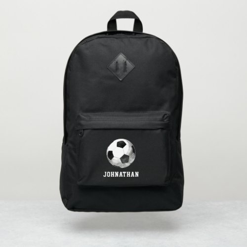 Soccer Team  Player Name Monogram Port Authority Backpack