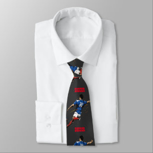 Soccer Team Player Neck Tie