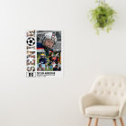 Soccer Team Senior Graduation Sports Photo Collage